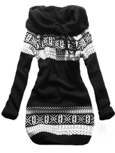 Load image into Gallery viewer, Casual Women'S Printed Hooded Sweater Coat