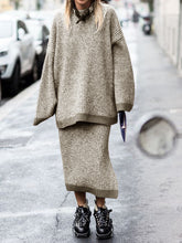 Load image into Gallery viewer, Winter Lazy Casual Sweater Two-piece Suit