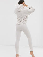 Load image into Gallery viewer, Lounge Ribbed Velour Drop Armhole Hoodie & Legging Set