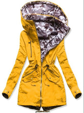 Load image into Gallery viewer, Camouflage Print Hooded Coat