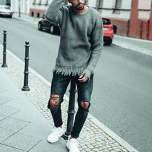 Load image into Gallery viewer, Fashion Solid Color Round Neck Men'S Sweater