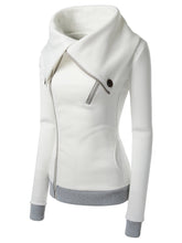 Load image into Gallery viewer, Pure Color Zipper Casual Cardigan