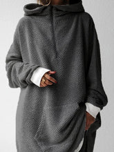 Load image into Gallery viewer, Casual Plain Weave Long Sleeve Fashion Sweatshirt