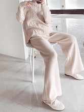 Load image into Gallery viewer, Simple Casual Ladies Knitted Two-piece Suit