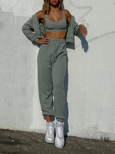 Load image into Gallery viewer, Three-Piece Suit Casual Hooded Jacket