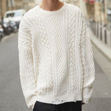 Load image into Gallery viewer, Casual Solid Color Round Neck Long Sleeve Sweater