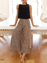 Load image into Gallery viewer, Fashion Casual Leopard Print Two-piece Suit