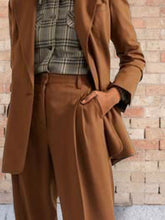 Load image into Gallery viewer, Two-piece Fashion Casual Solid Color Suit