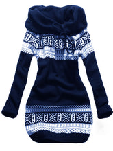 Load image into Gallery viewer, Casual Women'S Printed Hooded Sweater Coat