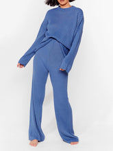 Load image into Gallery viewer, Ribbed Pullover Loose Knit Suit