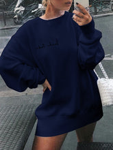 Load image into Gallery viewer, Letter Printing Fashion Casual Sweater Dress