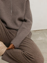 Load image into Gallery viewer, Women's V-neck Long Sleeve Knitted Casual Two-piece Suit