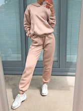 Load image into Gallery viewer, Loose Comfortable Solid Color Hooded Two-Piece Suit