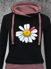 Load image into Gallery viewer, Autumn And Winter Casual Daisy Print Women'S Sweater Dress