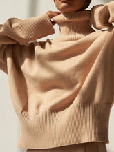 Load image into Gallery viewer, Fashion High Collar Casual Solid Color Long Sleeve Two-piece Suit