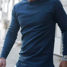 Load image into Gallery viewer, Men's Fashion Solid Color Round Neck Sweater