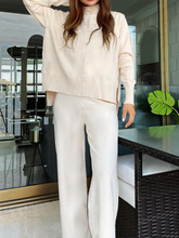 Load image into Gallery viewer, Fashion High Neck Loose Casual Suit