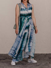 Load image into Gallery viewer, Tie-dye Sleeveless Casual Maxi Dress