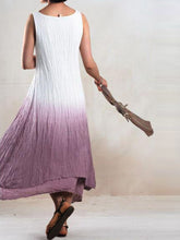Load image into Gallery viewer, Loose Sleeveless Tie-dye Casual Maxi Dress