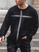 Load image into Gallery viewer, Men'S Fashion Casual Personality Printed Loose Sweater