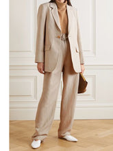 Load image into Gallery viewer, Two-piece Women's Solid Color Comfortable Suit