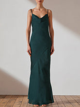 Load image into Gallery viewer, Sling Irregular Collar Evening Dress