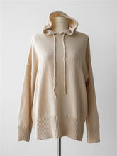 Load image into Gallery viewer, Simple Solid Color Hooded Women'S Knitted Two-Piece Suit