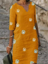 Load image into Gallery viewer, Simple Casual Loose Dandelion Dress