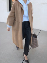 Load image into Gallery viewer, Fashion Loose Long Sleeve Woolen Casual Coat