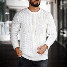 Load image into Gallery viewer, Men'S Fashion Round Neck Slim Warm Sweater