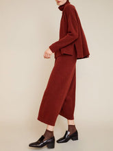 Load image into Gallery viewer, Women'S Solid Color Casual High Collar Two-Piece Suit