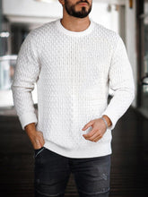 Load image into Gallery viewer, Men'S Fashion Round Neck Slim Warm Sweater