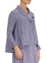 Load image into Gallery viewer, Vintage Loose One Button Crinkled Long Sleeve Jacket