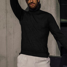 Load image into Gallery viewer, Men'S Casual Slim High Neck Long Sleeve Sweater