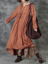 Load image into Gallery viewer, Casual Loose Women'S Pleated Dress