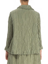 Load image into Gallery viewer, Vintage Loose One Button Crinkled Long Sleeve Jacket