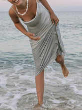 Load image into Gallery viewer, Sling Irregular Collar Evening Dress