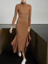 Load image into Gallery viewer, Women's Casual Solid Color Long Knitted Dress