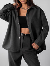 Load image into Gallery viewer, Fashion Wide-Leg Pants Blazer Suit