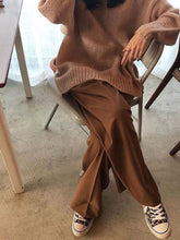 Load image into Gallery viewer, Pure Color Fashion Knitted Casual Two-piece Suit