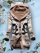 Load image into Gallery viewer, Ladies Retro Digital Printing Knitted Cotton Jersey