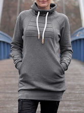 Load image into Gallery viewer, Pure Color Casual Long Sleeve Hooded