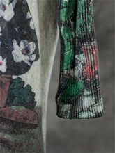 Load image into Gallery viewer, Cute Girl Loose Print Bat Sleeve Women'S Sweater