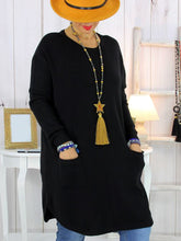 Load image into Gallery viewer, Pocket Solid Color Sweater