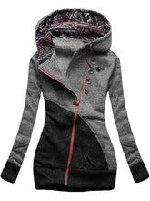 Load image into Gallery viewer, Autumn and winter ladies casual color matching jacket