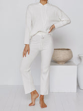 Load image into Gallery viewer, Hat Solid Color Long Sleeve Casual Suit