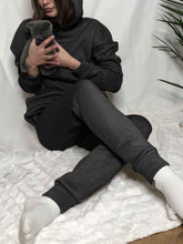 Load image into Gallery viewer, Hoodie Pure Color Sets Casual Pants Two Pieces Suits