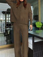 Load image into Gallery viewer, Fashion High Neck Loose Casual Suit