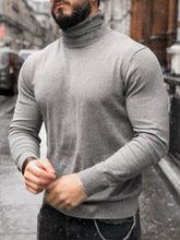 Load image into Gallery viewer, Men'S Fashion Casual High Neck Knitted Sweater