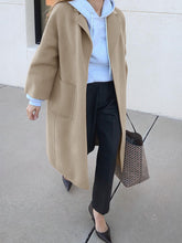 Load image into Gallery viewer, Fashion Loose Long Sleeve Woolen Casual Coat
